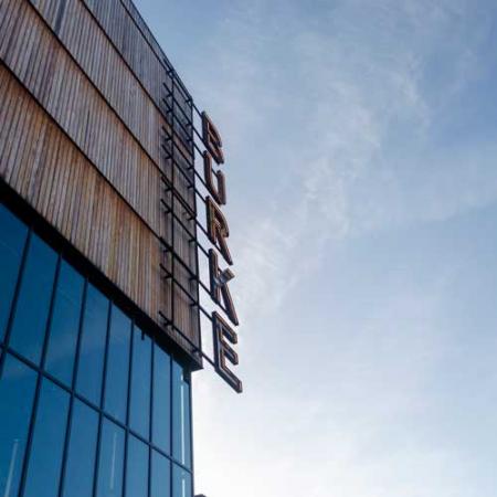 burke exterior and sign
