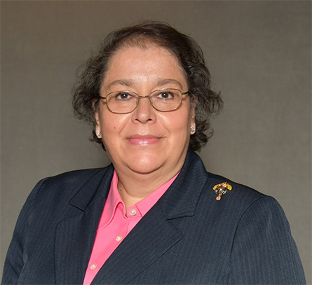 Dr. Gabriela Chavarria A woman smiles at the camera