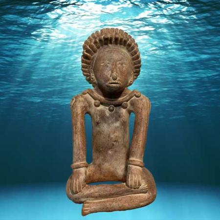mother goddess in ocean by kim bong jun
