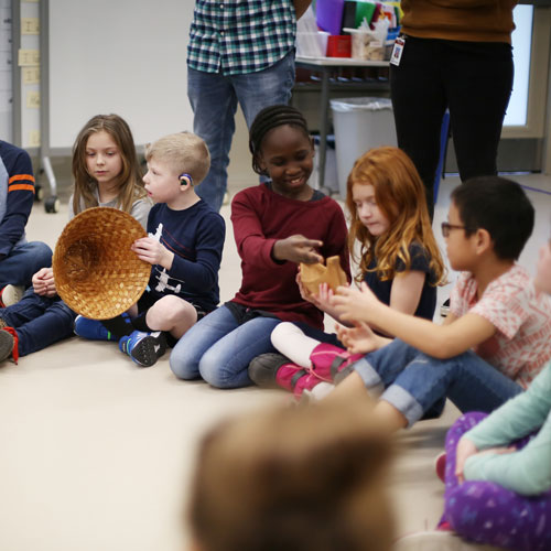 BurkeMobile kids participate in a burke mobile program at their school
